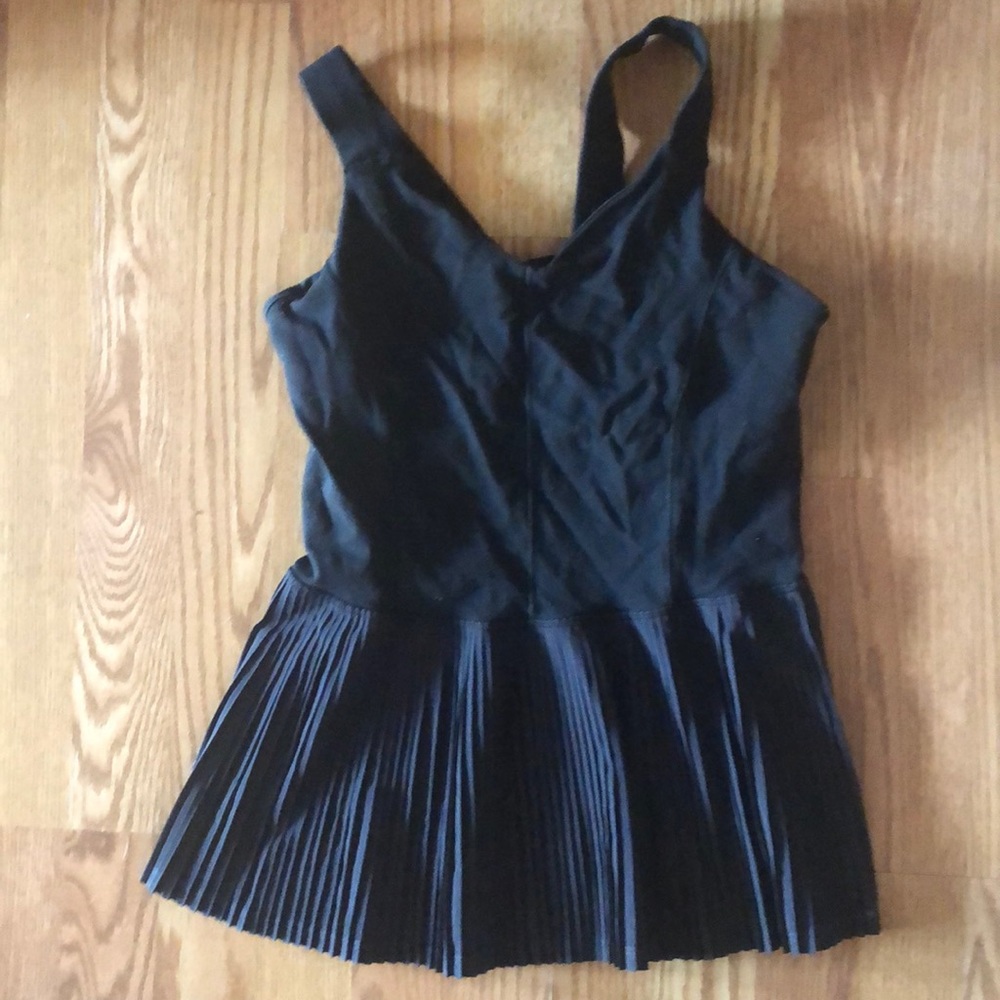 Black flowy top